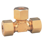 Tees - Compression Tube Fitting, Brass, RT Series
