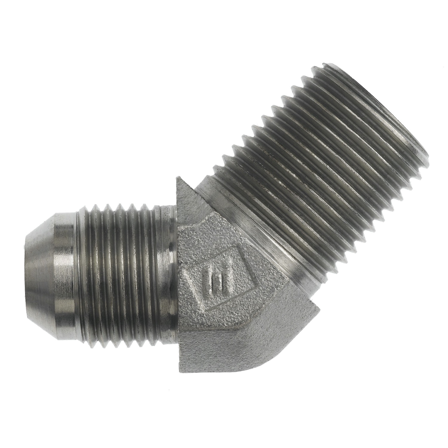 Hydraulic Hose Adapters - Elbow 90° Fitting, JIC 37° Flare to BSPT, 7100 Series