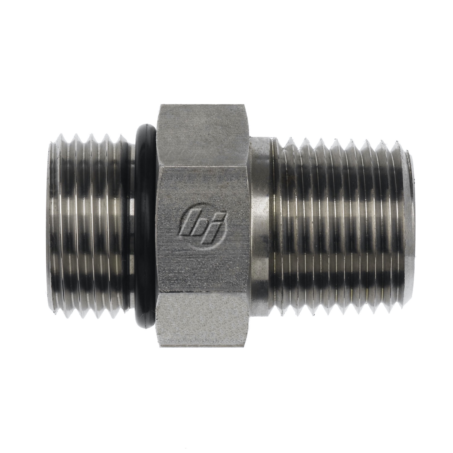 Hydraulic Hose Adapters - Straight Fitting, O-Ring Boss to NPTF, 6401 Series 6401-06-06-O