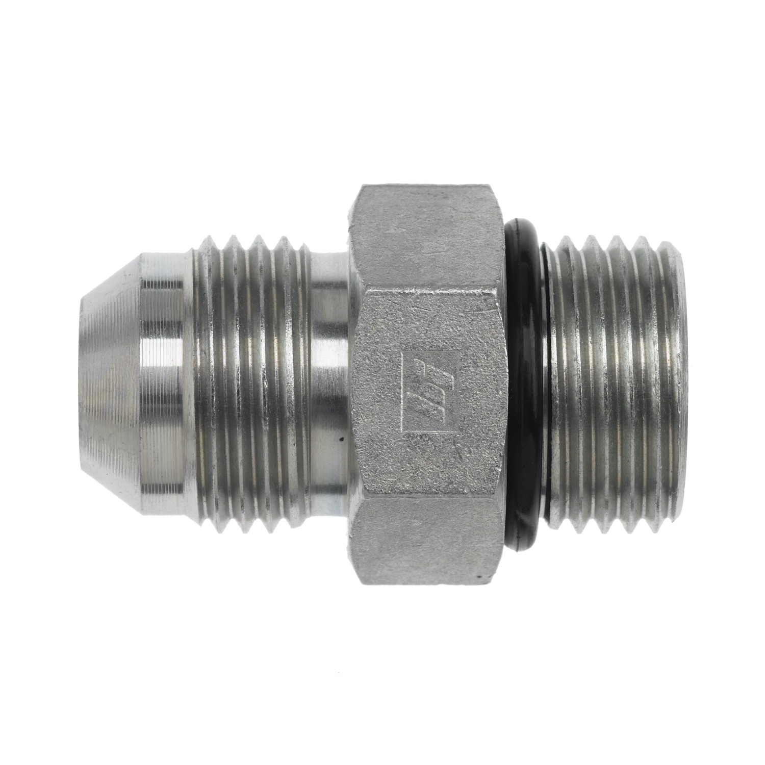 Hydraulic Hose Adapters - Straight Fitting, O-Ring Boss to JIC 37° Flare, 6400-0 Series