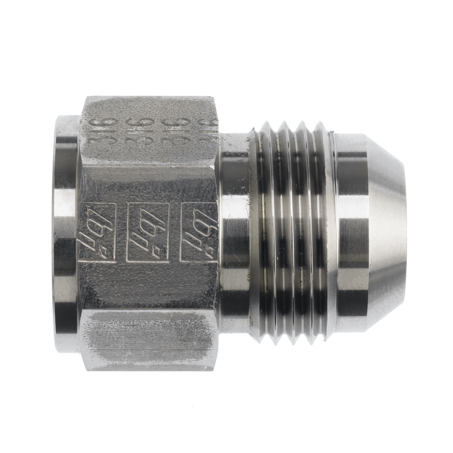 Hydraulic Hose Adapters - Straight Reducer Fitting, JIC 37° Flare, 2406 Series 2406-24-20