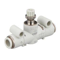 Flow Controls - Inline Push to Connect, Polybutylene, Knob Adjustment, SCL2 Series