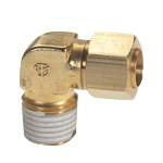 Elbows - Brass Compression Tube Fitting, Male NPT, YPN Series YPL-10-02