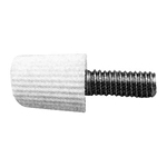 Knobs - With straight knurling, large grip, cylindrical geometry.