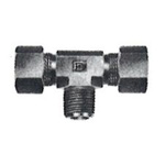 Tees - Compression Tube Fitting with Male BSPT , UW Series