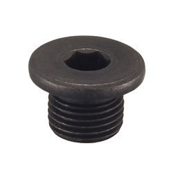 Screw Plugs - Hex Socket Flange Head, Black Oxide Coated, GPF