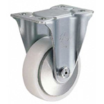 Wheels - Rubber, nylon or urethane with fixed steel plate, 400SR/400SRP series (Medium load).