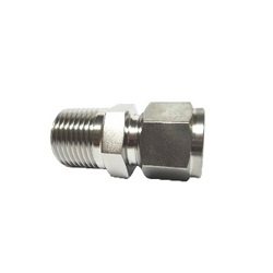 Double Ferrule Type Tube Fitting Male Connector DCT DCT4-R4SS