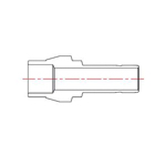 Double Ferrule Type Tube Fitting Port Connector DPC