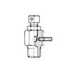 High-Pressure Pipe Fitting  Screw-in Type Pipe Fitting SAP Air Vent Valve SAP04-000J