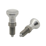 Indexing Plungers - Knob type, fine thread, stainless steel, NDXN-ASUS series.