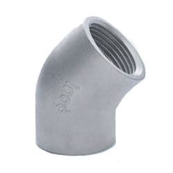 45 Degree Elbow Pipe Fitting - Female/Female, Stainless Steel - 30445L Series