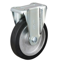 Wheels - Rubber with fixed aluminum plate, without brake, TR-AWK series (For tow trucks). TR-200AWK