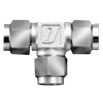 Tees - Compression Fittings, 316SS, TU Series
