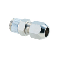 Straight Connector - Brass, Male BSPT, NH Series