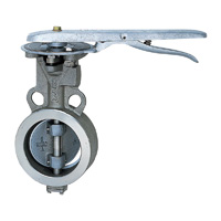 Stainless Steel UB (SCS13A/PTFE+SUS304) 10K Butterfly Valve (Lever)