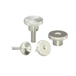 Knobs - With Straight Knurling, Stainless Steel.