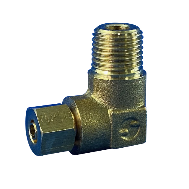 90° Elbows - Tube Fittings, Male BSPT, Brass, BML Series