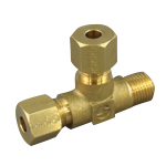 Tees - Brass, Compression Fitting, Male BSPT, RRT Series