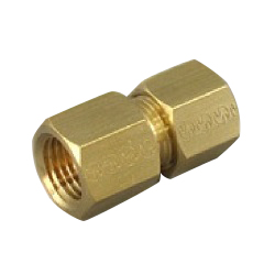 Straight Connector - Brass, Compression Ring Fitting, Female BSPT, RFC Series