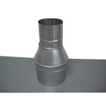 Stainless Steel Duct Fitting Reducer (Insert on Both Sides Size)