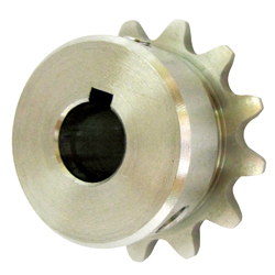 Roller Chain Sprockets - Stainless Steel, Finished Bore, D10 K4x1.8 or New JIS Keyway, 25 Chain