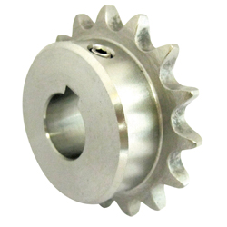 Roller Chain Sprockets - Stainless Steel, Finished Bore, New JIS Keyway, 40 Chain