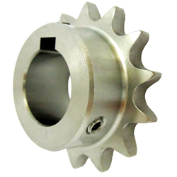Roller Chain Sprockets - Stainless Steel, Finished Bore, New JIS Keyway, 50 Chain
