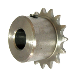 Roller Chain Sprockets - Stainless Steel, Finished Bore, Round Tap Hole, 11 Chain