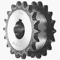 Roller Chain Sprockets - Finished Bore, Single-Double, New JIS Keyway, 80 Chain