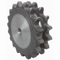 Roller Chain Sprockets - High-Grade with Hardened Teeth, Double Tracks, A-Type, 100 Chain