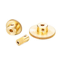 Spur gear m 0.3 brass type