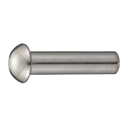 Solid Rivets - Domed Head, Stainless Steel