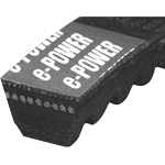 e-POWER Belt, Raw Edge Cogged AX Type AX-53