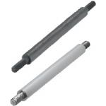 Precision Linear Shafts - Threaded on both ends.