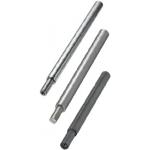Precision Linear Shafts - One end stepped, one end tapped / not tapped.