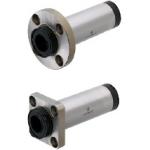 Linear Ball Bushings - Flanged, double, with MX lubrication unit.