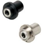 Bearings with Housing - Double bearing, without retaining rings, long and with configurable length.
