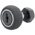 Cam Followers - With urethane roller, crowned or flat.