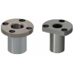 Bushings for Locating Pins - Circular Flange with 4 mounting holes. JBT6-16