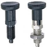 Indexing Plungers - Knob type, metric fine or coarse thread.