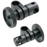 Dial Indicator Accessories - Shaft Mounts with Built-in Spring