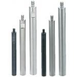 Circular Posts - One threaded end, one internal threaded end, flat surfaces for wrench.
