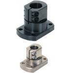 Post Supports - Compact Flange, Side Clamp.