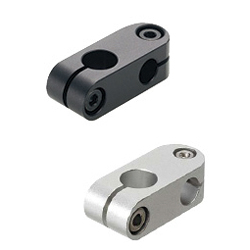Compact Strut Clamps - Perpendicular type, same or same or different hole diameter.