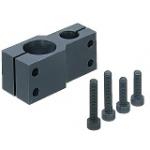 Strut Clamps - Parallel type, different hole diameter, selectable pitch.