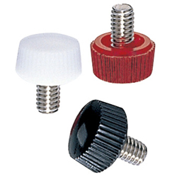 Decorative Screws - Knurled Polycarbonate Head, Thumb Type, CRKW/CRKB/CRKR