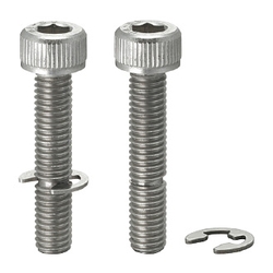 Hex Socket Cap Screw - Retaining Ring, 304 Stainless Steel, M3 - M8, Coarse