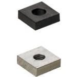 Square Washers&Nuts - with One Clearance Hole