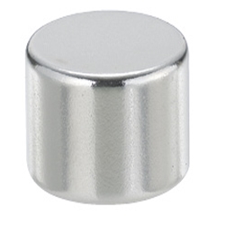 Round Magnets - Cylinder, Nickel Plated HXMS4-3